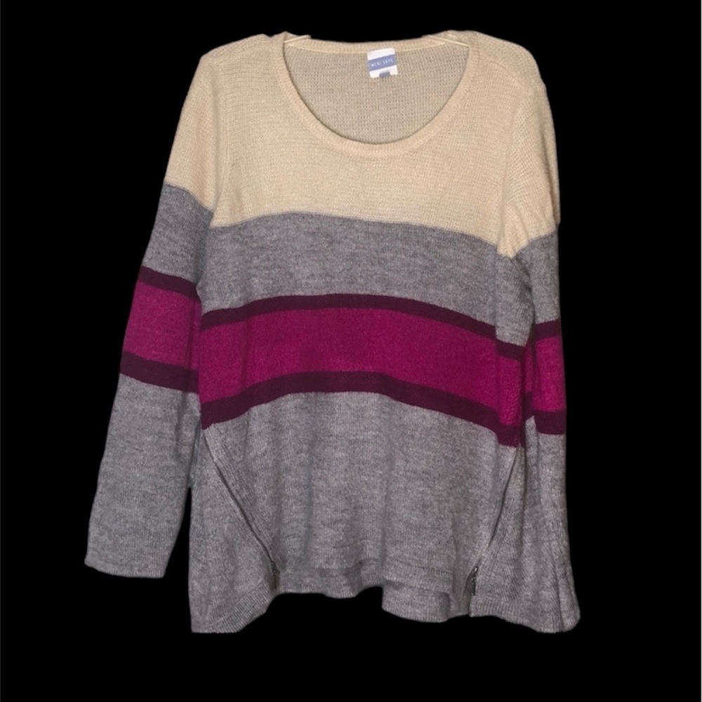 Women Meri Skye 2x Sweater with front zippers